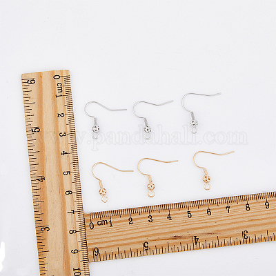 Wholesale DICOSMETIC 160Pcs 2 Colors Clear Stud Earring Plastic Ear Wire  Hooks Metal Head Resin Pin Ear Studs with Loops French Fish Hooks with Ball  Dots with Ear Nuts for DIY Jewelry