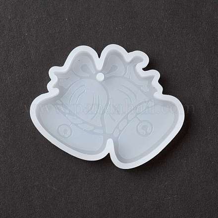 Moules en silicone pendentif cloche de noël DIY-K054-07-1
