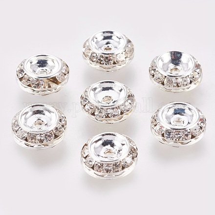 Abalorios de Diamante de imitación de latón RB-R021-02-1