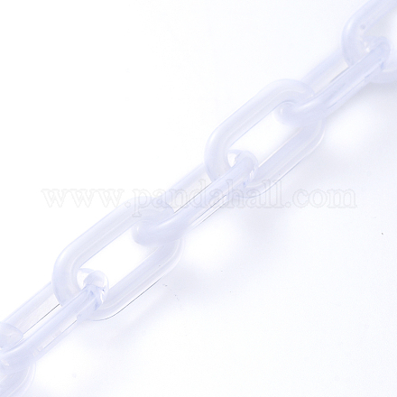 Handmade Acrylic Cable Chains AJEW-JB00554-05-1