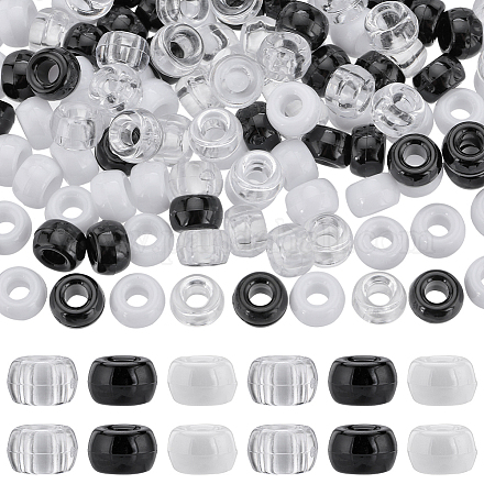 Sunnyclue 600 pièces 3 couleurs perles en plastique opaques KY-SC0001-89-1