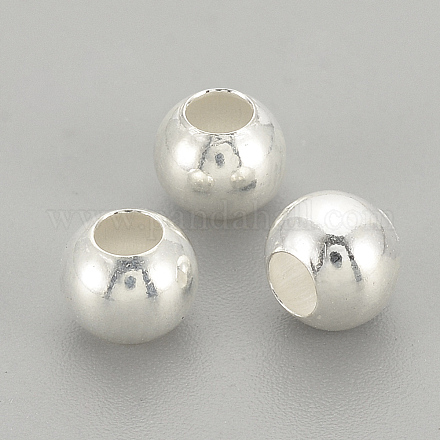 925 Sterling Silber Perlen&nbsp;STER-S002-12-4mm-1