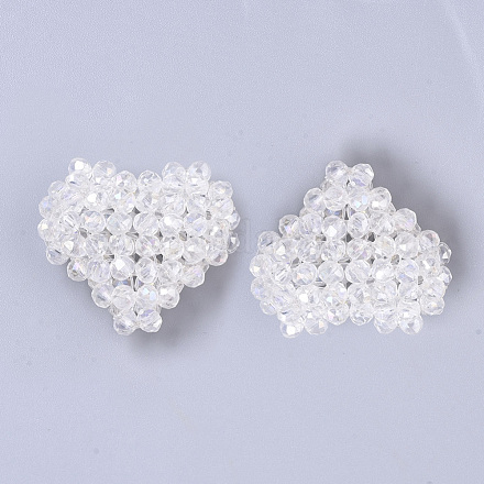 Placage acrylique perles tissées PACR-R247-03C-1