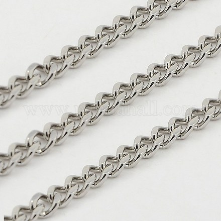 304 Stainless Steel Twisted Chains CHS-K001-20B-1