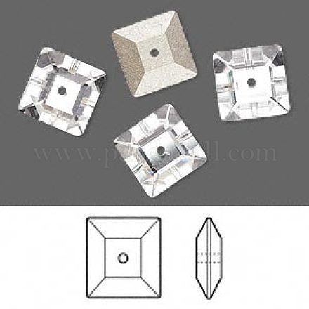 Perles en strass cristal autrichien X-3400-8mm-001(F)-1