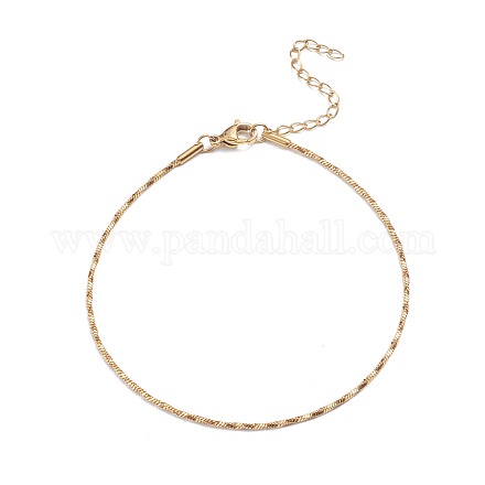 304 bracelets de cheville chaîne serpent en acier inoxydable AJEW-G024-07G-1