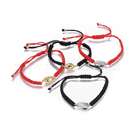 Bracelets réglables en perles de nylon BJEW-N303-01-1