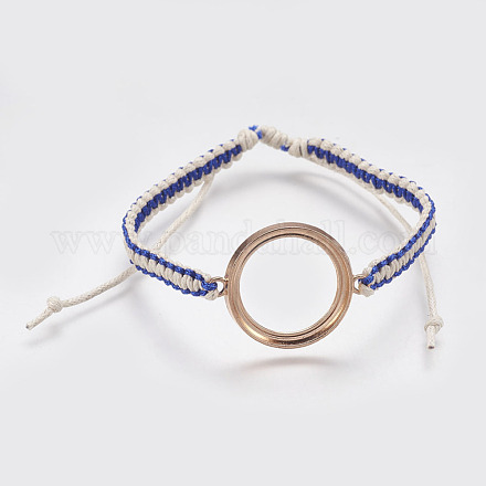 Cuerdas enceradas pulsera ajustable haciendo MAK-G005-32-01RG-1