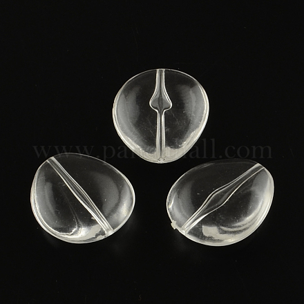 Teardrop Transparent Acrylic Beads X-TACR-R122-A01-1