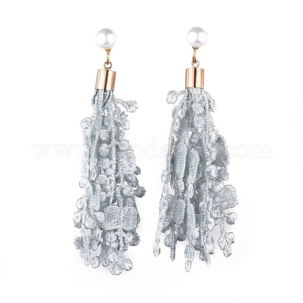 Lace Dangle Earrings EJEW-JE03385-01-1