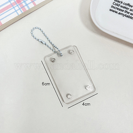 Mini portachiavi con blocchi di mattoni acrilici trasparenti ZXFQ-PW0003-20D-1