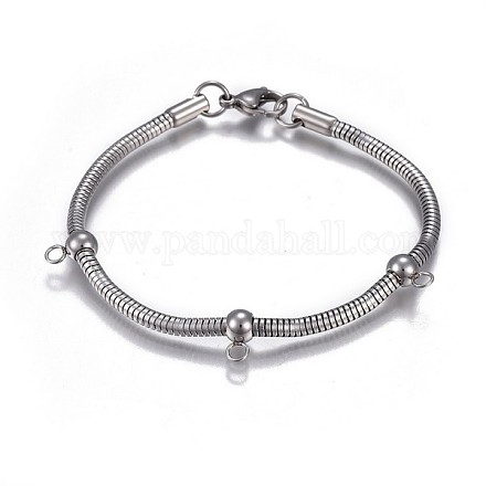 Créations de bracelet en 304 acier inoxydable MAK-P012-01P-1