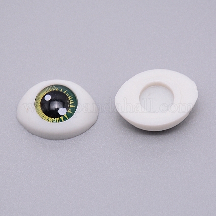 Bulbi oculari artigianali di bambole di plastica DIY-WH0210-76B-1
