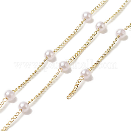 Catene di perline di perle di plastica fatte a mano CHC-C026-01-1