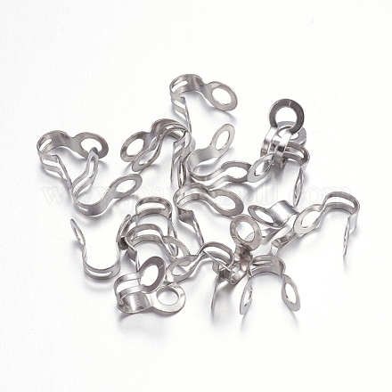 201 Stainless Steel Cable Clip STAS-O105-03P-2.4mm-1