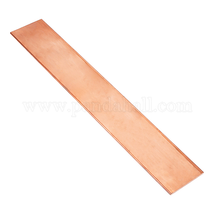 OLYCRAFT Copper Flat Bar 12.2x1.9x0.1 Inch T2 Copper Bus Bar Copper Flat Sheet Pure Cu Copper Sheet Red Copper Flat Bus Rectangle Bar for Jewelry DIY Craft Making Battery Connection DIY-WH0033-49-1