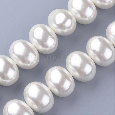 Chapelets de perles en coquille BSHE-S616-02-1