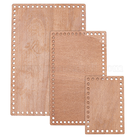 Fondos de canasta de madera TOOL-WH0159-02A-1