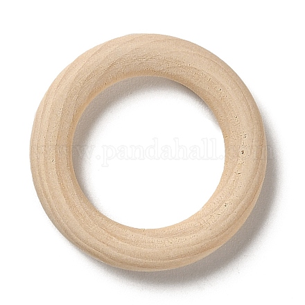 Anelli di collegamento in legno grezzo WOOD-F002-02D-1
