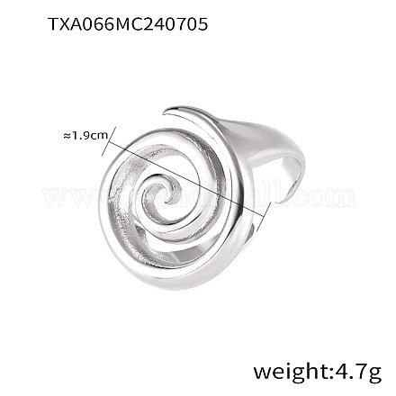 Регулируемая манжета из нержавеющей стали Vortex 304 с открытыми кольцами FS-WG9AF07-01-1