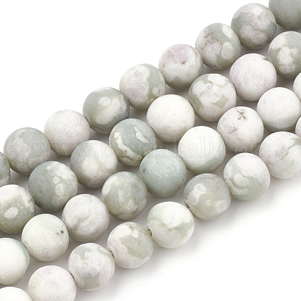 Natürliche Frieden Jade Perlen Stränge G-T106-239-1