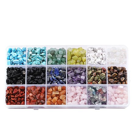 Hebras de perlas mixta de piedras preciosas naturales y sintéticas sgG-SZ0001-002-1