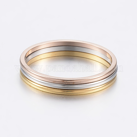 304 Stainless Steel Stackable Finger Ring Sets RJEW-P063-03-17mm-1