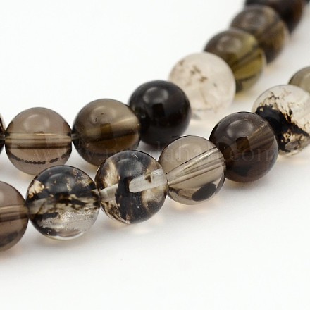 Chapelets de perles en verre rondes G-P070-11-6mm-1