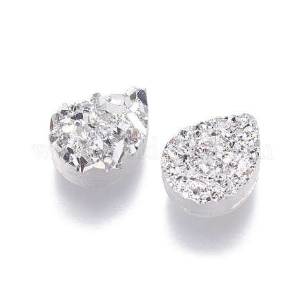 Perlas de resina de piedras preciosas druzy imitación RESI-L026-C04-1