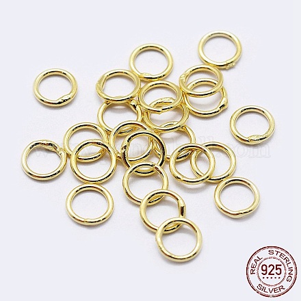 925 runde Ringe aus Sterlingsilber STER-F036-03G-0.8x4-1