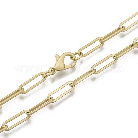 Brass Paperclip Chains MAK-S072-14C-MG-1
