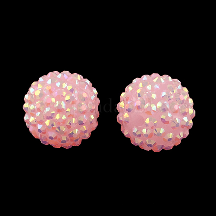 Perles de strass en résine de couleur AB RESI-S315-10x12-19-1