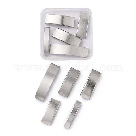 Unicraftale 10Pcs 5 Style 304 Stainless Steel Slide Charms STAS-UN0031-32-1