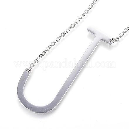 304 Stainless Steel Pendant Necklaces STAS-D162-12J-1