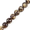 Synthetic Amber Beads Strands, Round, Camel, 10mm, Hole: 1.2mm, about 40pcs/strand, 15.55''(39.5cm)