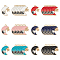 SUPERFINDINGS 48Pcs 6 Colors Moon with Yin Yang Enamel Charms Tai Chi Bagua Crescent Moon Pendant Rack Plating Alloy Enamel Pendants for Jewelry Making DIY Craft