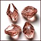 Imitation Austrian Crystal Beads, Grade AAA, K9 Glass, Faceted, Bicone, Light Salmon, 6x9.5mm, Hole: 0.7~0.9mm