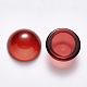 Transparent Spray Painted Glass Cabochons GLAA-S190-013B-E02-2