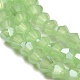 Nachahmung Jade galvanisieren Glasperlen Stränge GLAA-F029-J4mm-C01-3