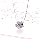 925 Sterling Silver Pendant Necklaces NJEW-BB18242-4