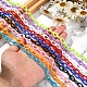 10 Stands 10 Colors Handmade Opaque Acrylic Cable Chains KY-YW0001-21-6