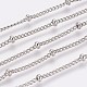 304 Stainless Steel Curb Chain Anklets AJEW-P069-02P-2