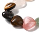 Naturelles et synthétiques mélangées perles de pierres précieuses brins G-K335-01F-3