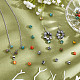 Chgcraft 6 brins 6 couleurs brins de perles de malachite synthétique G-CA0001-49-4