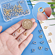 Fermagli per anello a molla in ottone 50 pz 2 colori&nbsp;KK-PH0013-17-3