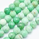 Natürliche Australien Jade / chrysoprase Perlen Stränge G-O166-03-6mm-1