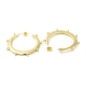 Brass Ring Stud Earring Findings KK-H440-02G-2