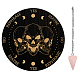 AHADEMAKER 1Pc Cone/Spike/Pendulum Natural Rose Quartz Stone Pendants DIY-GA0004-33C-1