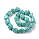 Synthetic Turquoise Beads Strands TURQ-G506-2-2