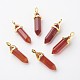 Natural Carnelian Double Terminated Pointed Pendants G-G902-B05-2